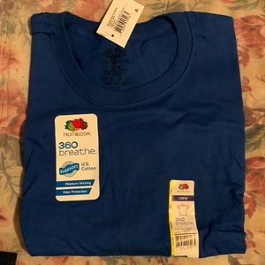 New Fruit of the loom (Crew Shirt)Blue